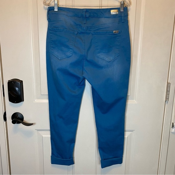 Seven7 Mid Rise Ankle Skinny Blue Jeans, Sz 10 EUC - Picture 2 of 11